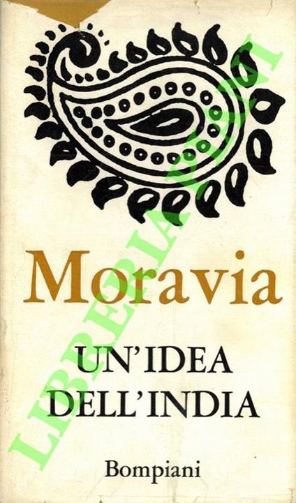 Un'idea dell'India - Alberto Moravia - copertina