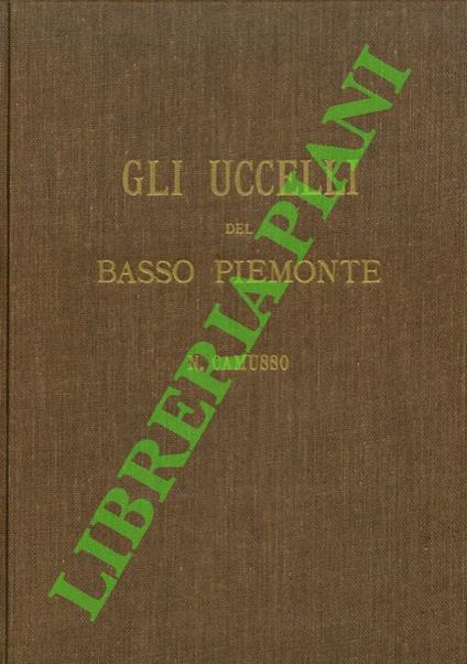 Gli uccelli del basso Piemonte. Elenco compilato - copertina