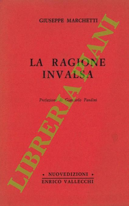 La ragione invalsa - Giuseppe Marchetti - copertina