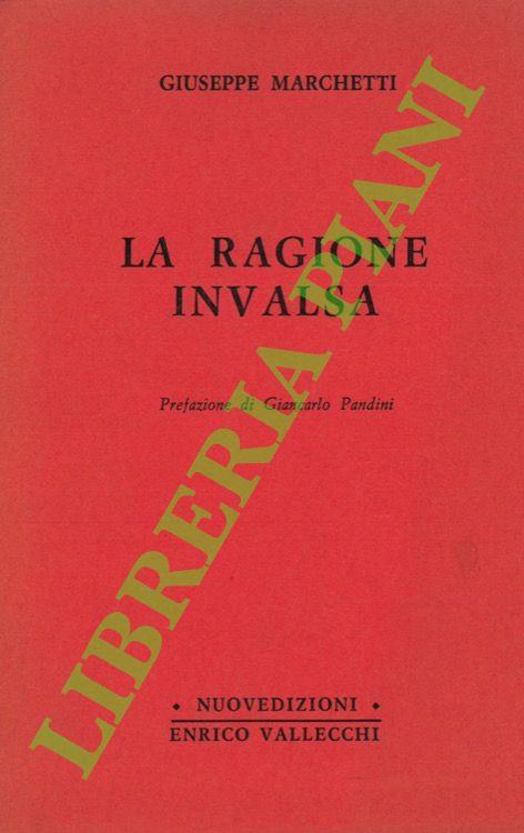 La ragione invalsa - Giuseppe Marchetti - copertina