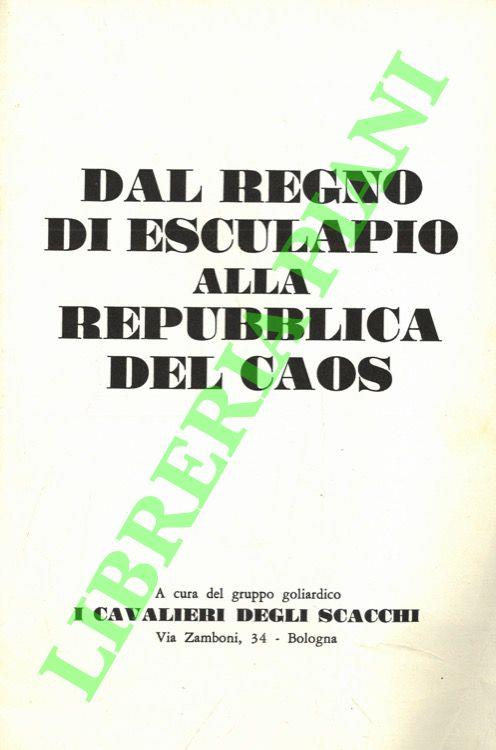 Dal Regno di Esculapio alla Repubblica del Caos - copertina