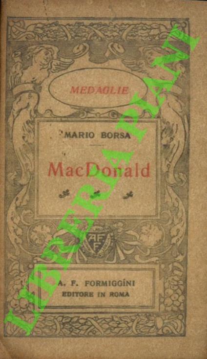 MacDonald - Mario Borsa - copertina