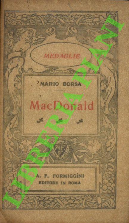 MacDonald - Mario Borsa - copertina