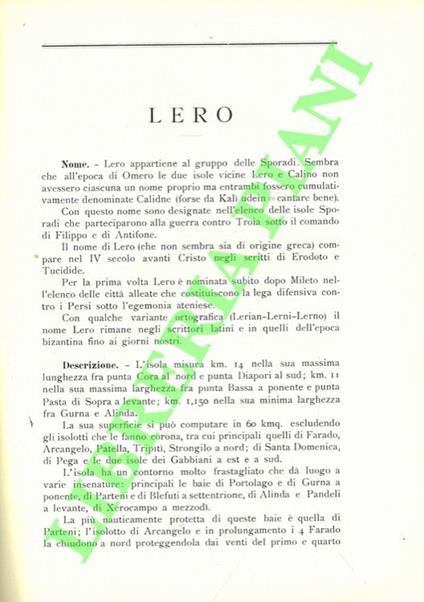 Lero - copertina