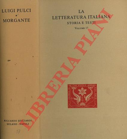 Morgante - Luigi Pulci - copertina