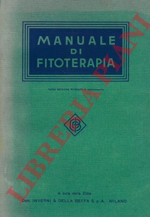 Manuale di fitoterapia - copertina