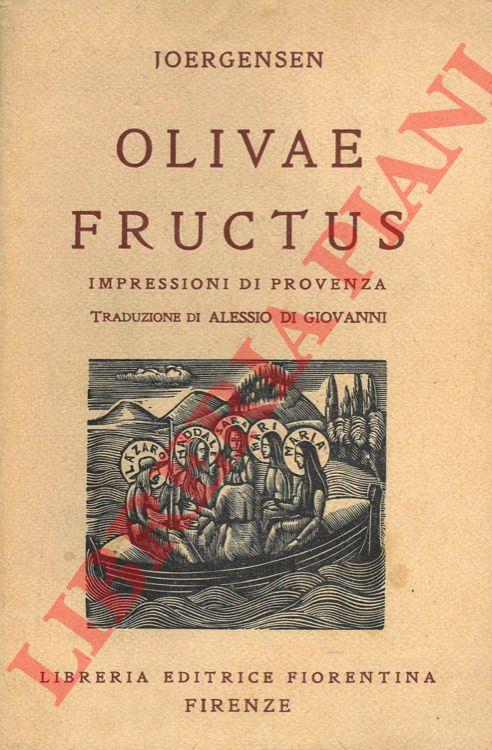 Olivae fructus. Impressioni di Provenza - copertina