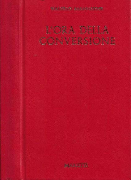 L'ora della conversione - Valerio Mannucci - copertina