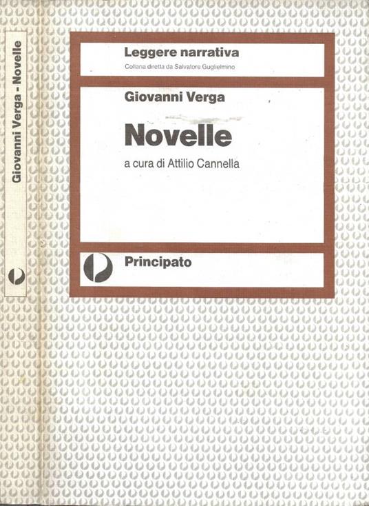 Novelle - Giovanni Verga - copertina