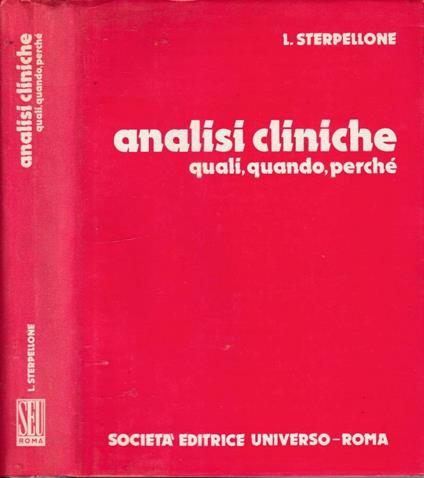 Analisi cliniche - copertina