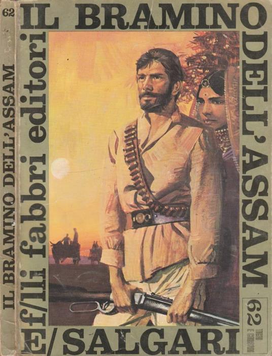 Il bramino dell'Assam - Emilio Salgari - copertina