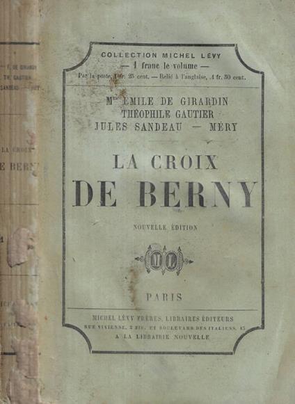 La croix de Berny - copertina