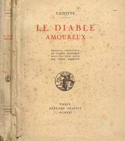 Le diable amoureux - copertina