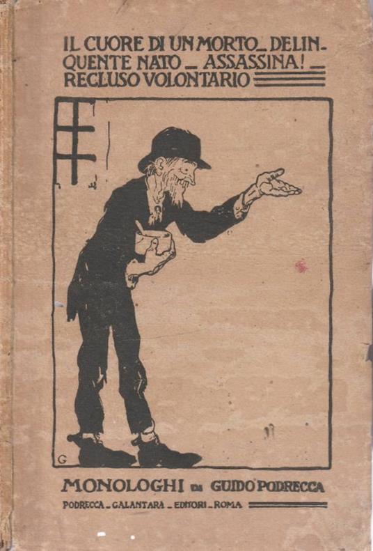 Monologhi - Guido Podrecca - copertina