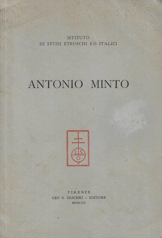 Antonio Minto - copertina