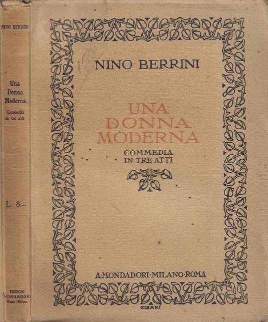 Una Donna Moderna - copertina
