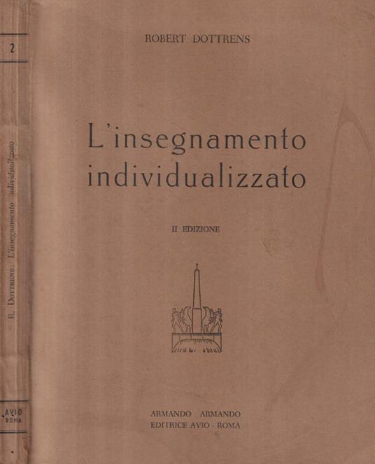 L'insegnamento individualizzato - Robert Dottrens - copertina