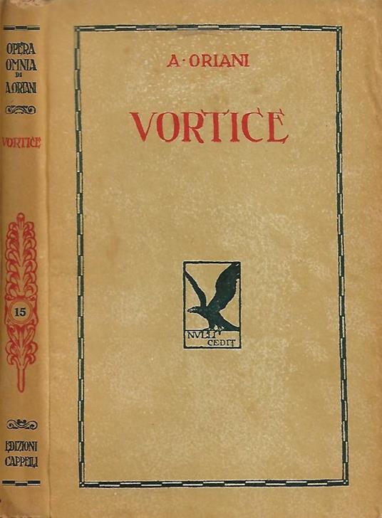 Vortice - Alfredo Oriani - copertina