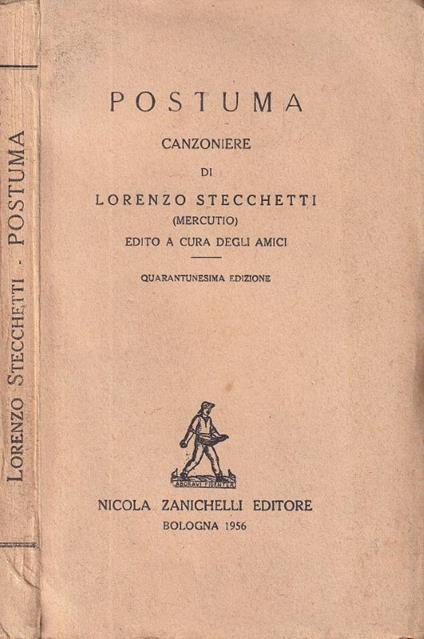 Postuma - Lorenzo Stecchetti - copertina