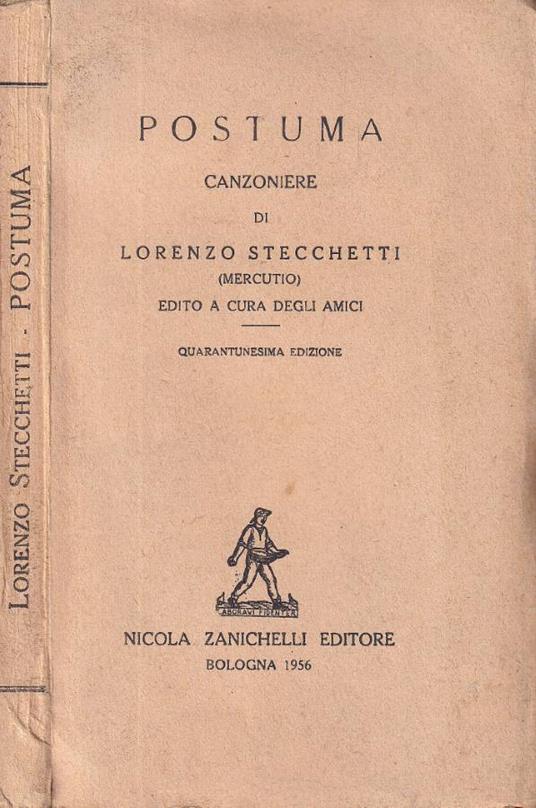 Postuma - Lorenzo Stecchetti - copertina