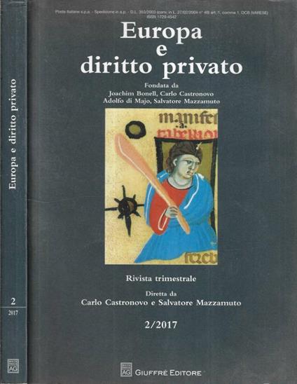 Europa e diritto privato n.2 - 2017 - copertina