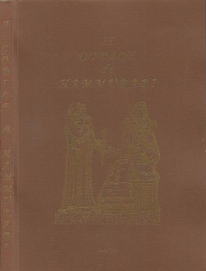 Il Codice di Hammurabi - copertina