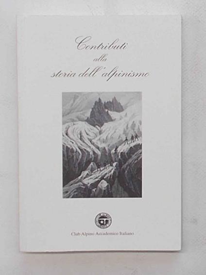 Contributi alla storia dell'alpinismo - copertina