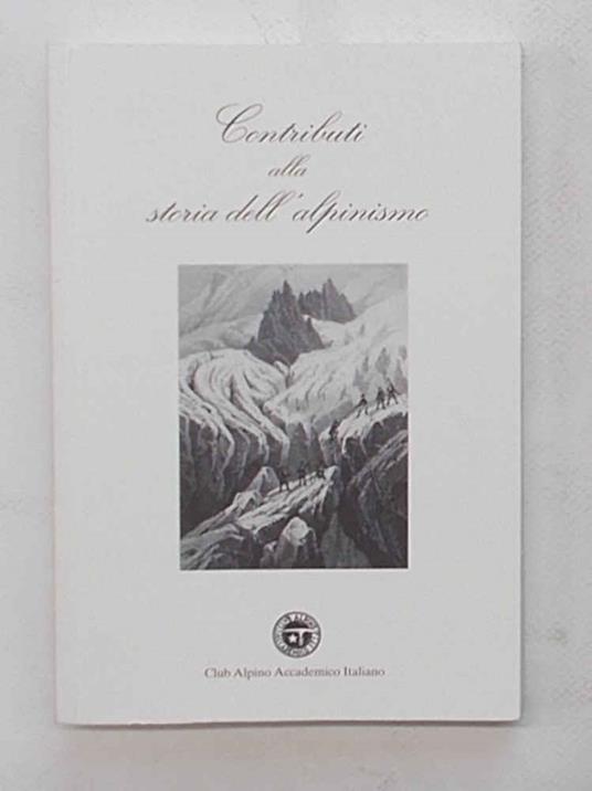 Contributi alla storia dell'alpinismo - copertina