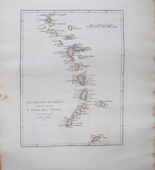 Le piccole Antille Dette anche l'Isole del Vento - copertina