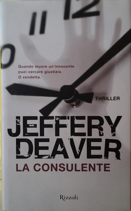 La Consulente - Jeffery Deaver - copertina