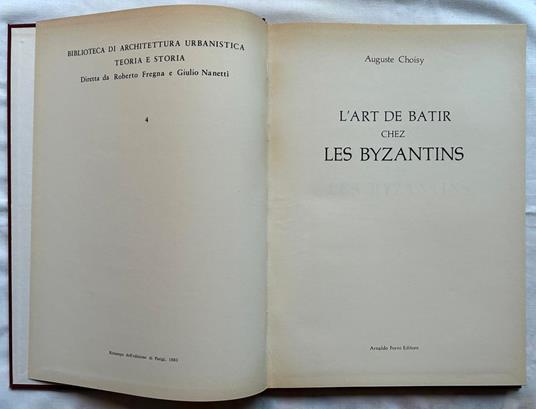 L'Art De Batir Chez Les Byzantines - copertina