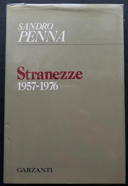 Stranezze. 1957 1976 - Sandro Penna - copertina
