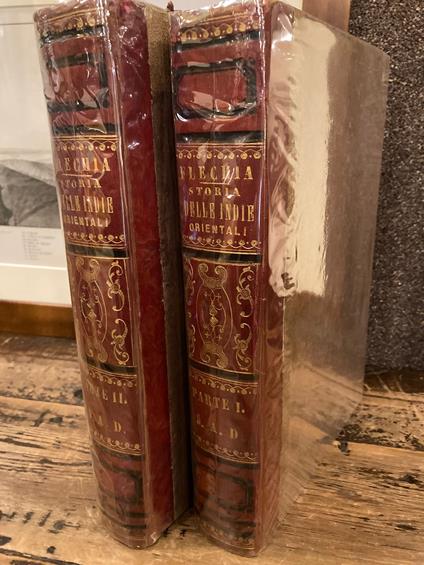 Storia delle Indie Orientali. Opera ornata delle Vedute delle principali Città e dei più cospicui Monumenti dell'India, dei Ritratti degli Uomini Celebri, e di Disegni delle più caratteristiche usanze. Premessavi la Descrizione Geografica dell' India - copertina