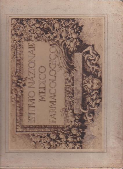 Istituto nazionale medico farmacologico - copertina