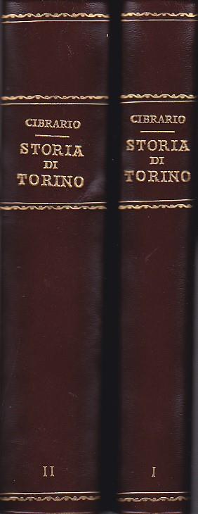 Storia di Torino - Luigi Cibrario - copertina