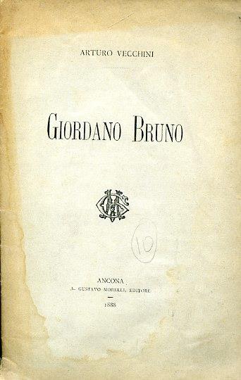Giordano Bruno - Arturo Vecchini - copertina