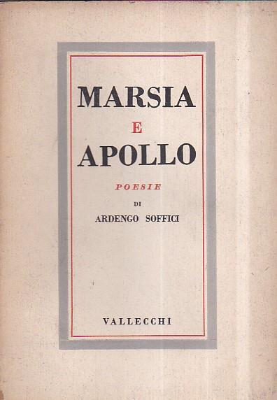 Marsia e Apollo. Poesie - Ardengo Soffici - copertina