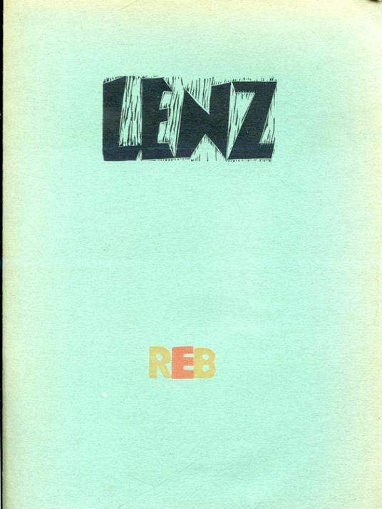 Lenz - Georg Büchner - copertina