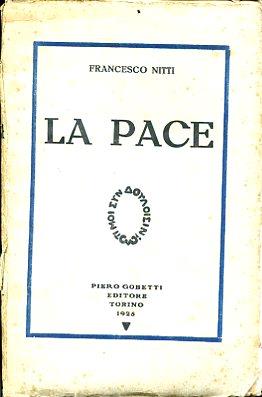 La Pace - Francesco Nitti - copertina