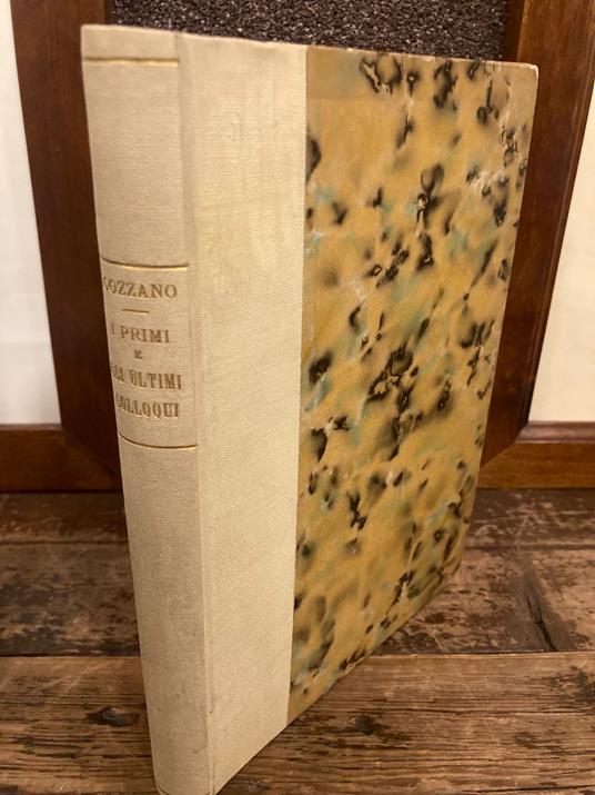 I primi e gli ultimi Colloqui. Edizione definitiva - Guido Gozzano - copertina