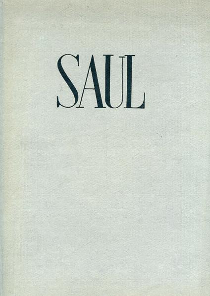 Saul. Tragedia in cinque atti con xilografie di Giuseppe Paolini - Alfieri Vittorio - copertina
