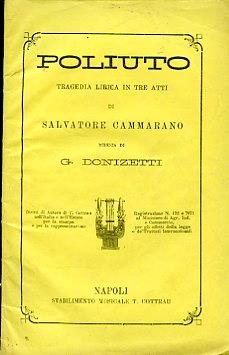 Poliuto. Tragedia lirica in tre atti - Gaetano Donizetti - copertina