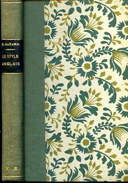 L' art de reconnaître les styles. Le style anglais - Émile Bayard - copertina