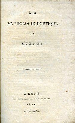 La Mytologie Poetique en Scènes - copertina