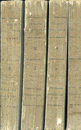 Opere scelte. I - II - III. Poesie di Ossian tradotte. IV. Saggi sulla filosofia delle lingue e del gusto. Si aggiunge il ragionamento sopra il diletto della tragedia e la lettera di un padovano al celebre signore abate Denina - Melchiorre Cesarotti - copertina