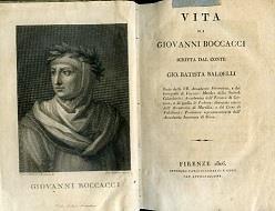 Vita di Giovanni Boccacci - Giovanni Battista Baldelli Boni - copertina