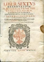 Corpus Iuris Canonici cum notis Variorum - copertina