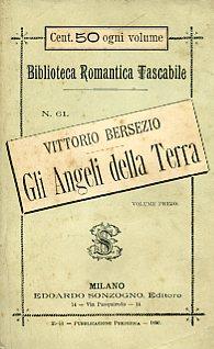 Gli Angeli della Terra. Romanzo - Vittorio Bersezio - copertina