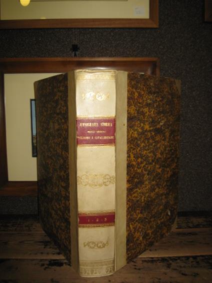 Iconografia storica degli ordini religiosi e cavallereschi Volumi I- IX - Gaetano Giucci - copertina