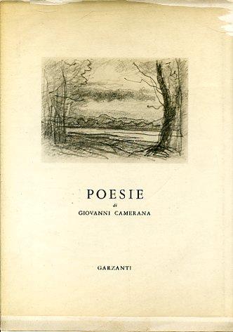 Poesie - Giovanni Camerana - copertina